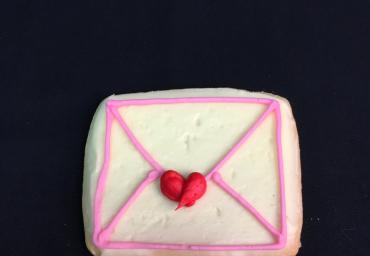 Holiday Decorated Cookie- Love Letter