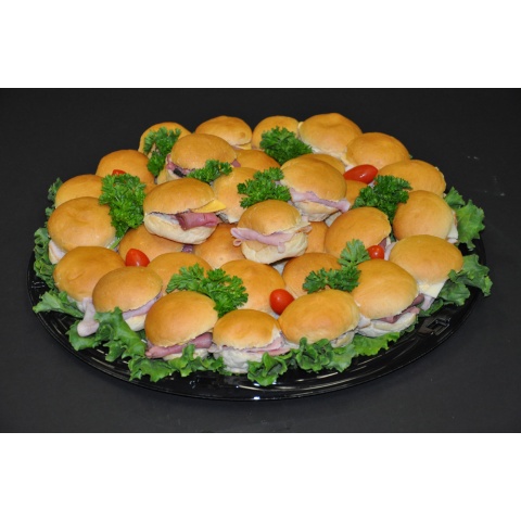 Dollar Bun Sandwich Tray 18