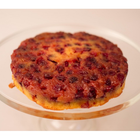 Individual Cranberry Upside Down Cake 