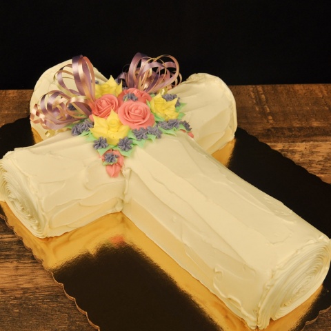 Cross Cake- Vanilla/Lemon