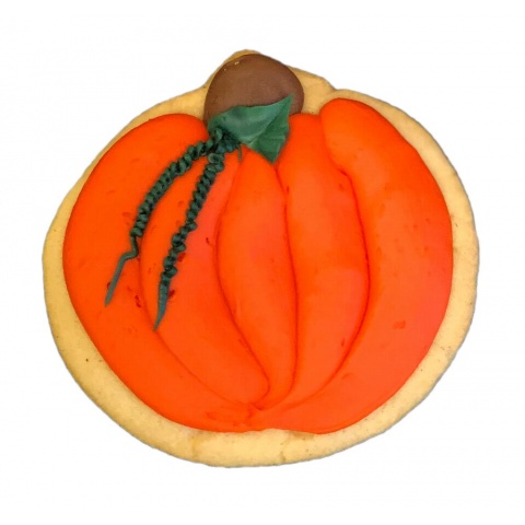 Holiday Decorated Cookie - Pumpkin